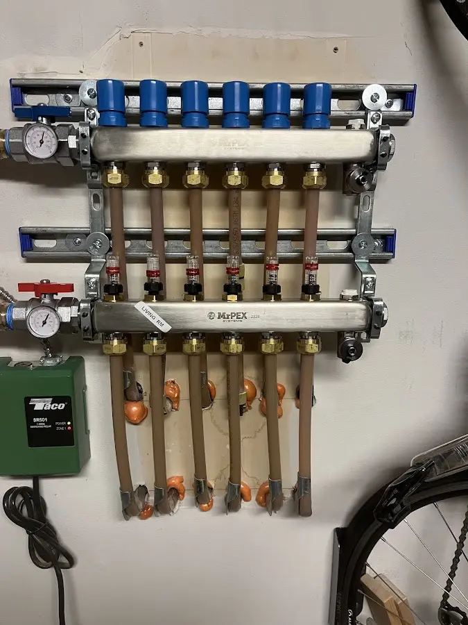 Plumber performing Gas Line Installation at a residential property in North El Monte